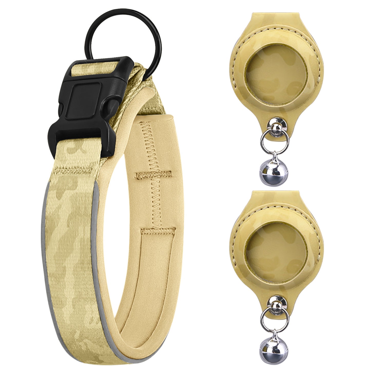 AirTag Tracker Houder – Veilige Leren Case voor je Hond of Kat