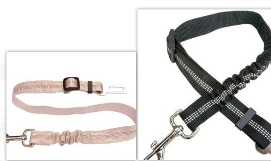 Reflecterende en Gevoerde Autogordel voor Honden – Veilig & Comfortabel Reizen