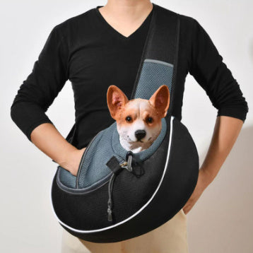 Draagtas voor Huisdieren – Modieuze Outdoor Schoudertas voor Honden en Katten (Damesmodel)