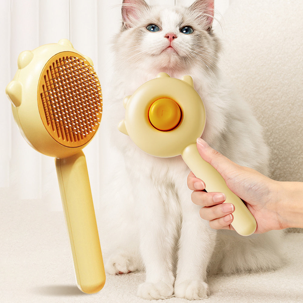 Kattenslicker Borstel – Massage & Vachtverzorging voor Katten