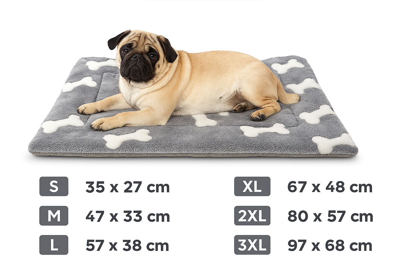 Multifunctioneel Huisdierenbed – Zelfverwarmend en Reversibel voor Kat of Hond