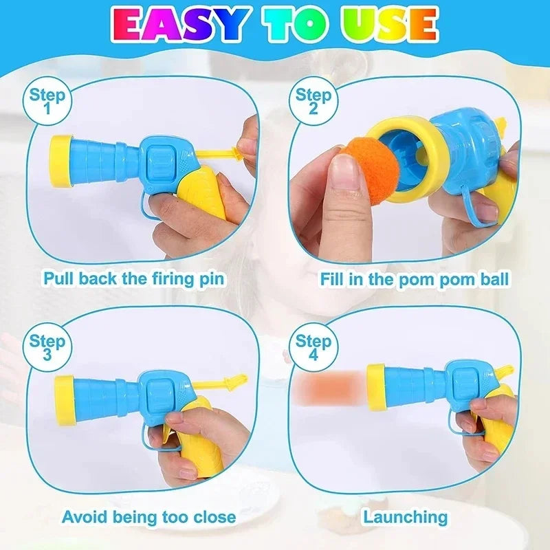 Interactive Cat Toy Shooting Ball Launcher-3