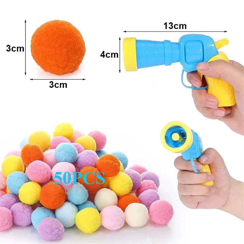 Interactive Cat Toy Shooting Ball Launcher-4