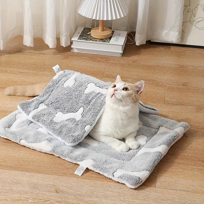 Multifunctioneel Huisdierenbed – Zelfverwarmend en Reversibel voor Kat of Hond
