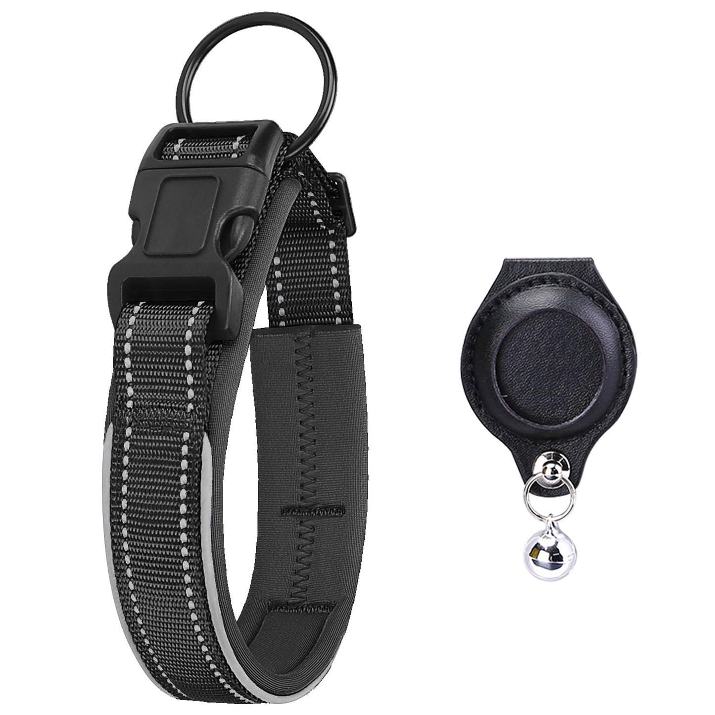 AirTag Tracker Houder – Veilige Leren Case voor je Hond of Kat