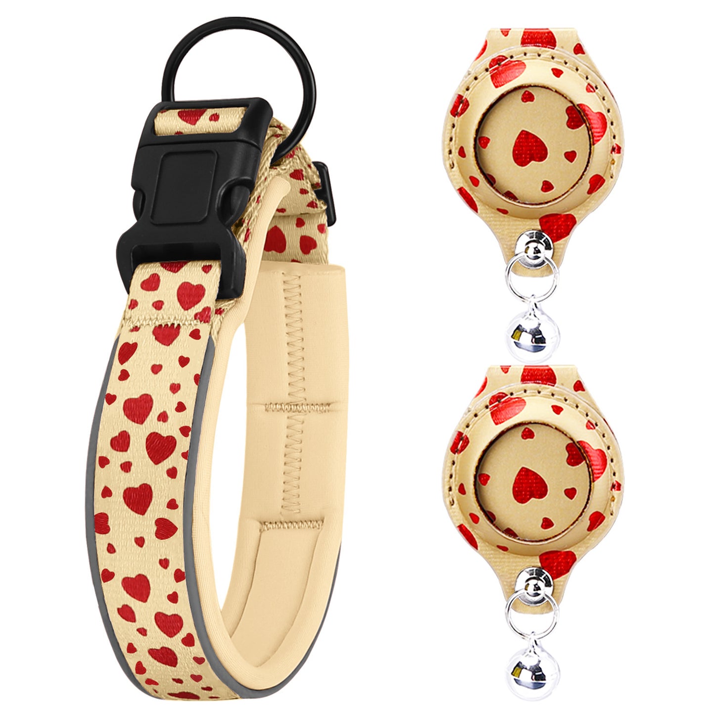 AirTag Tracker Houder – Veilige Leren Case voor je Hond of Kat