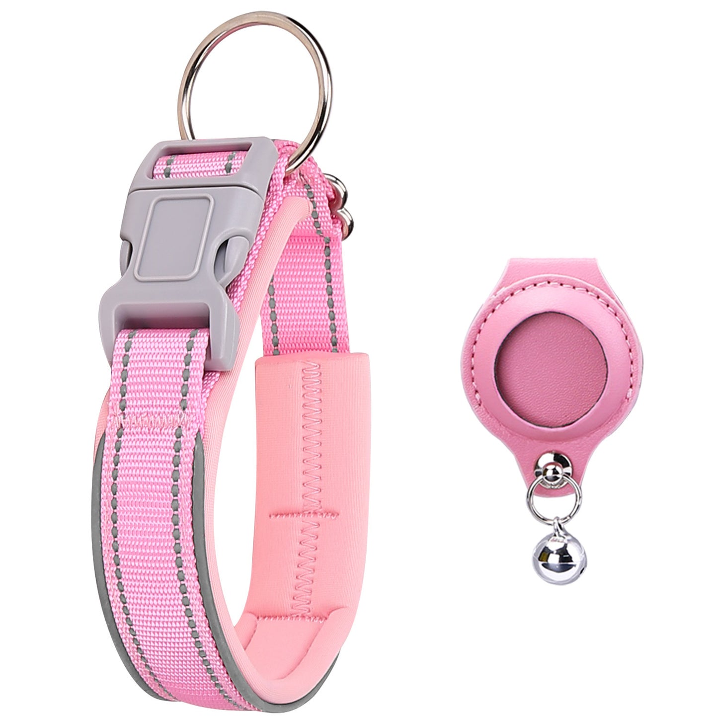 AirTag Tracker Houder – Veilige Leren Case voor je Hond of Kat