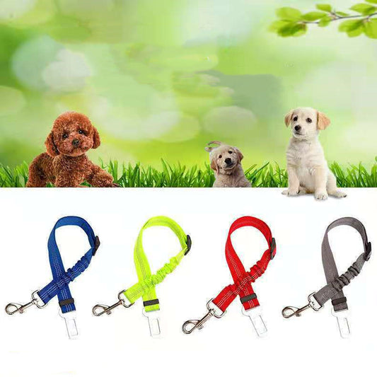 Reflecterende en Gevoerde Autogordel voor Honden – Veilig & Comfortabel Reizen