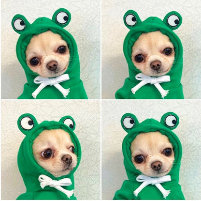 Schattige Fruit Hoodies voor Kleine Honden – Warme Winterjas van Fleece voor Chihuahua, Franse Bulldog