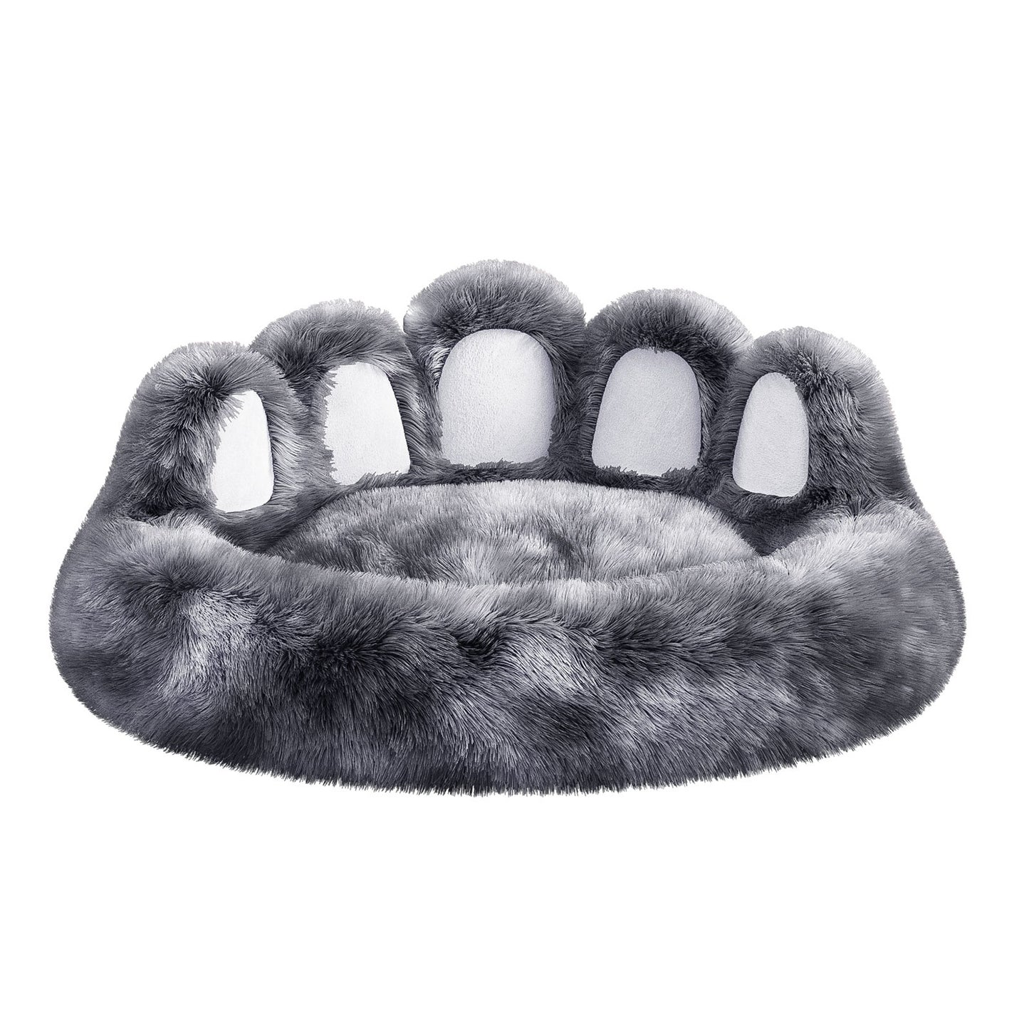 🐾 Zacht & Knus Dierenbed in Beerpoot-Vorm – Voor Kleine en Middelgrote Honden & Katten