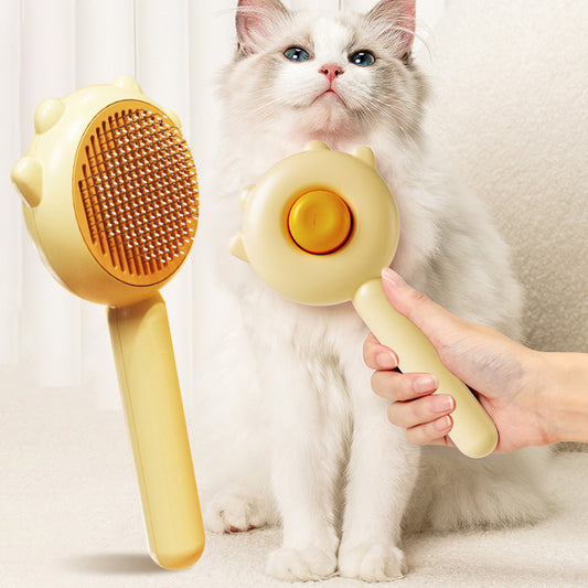 Kattenslicker Borstel – Massage & Vachtverzorging voor Katten
