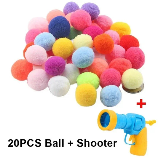 Interactive Cat Toy Shooting Ball Launcher-5