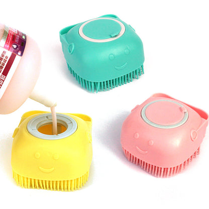 Siliconen Hond & Kat Massagehandschoen – Badborstel met Shampooreservoir voor Verzorging en Reiniging