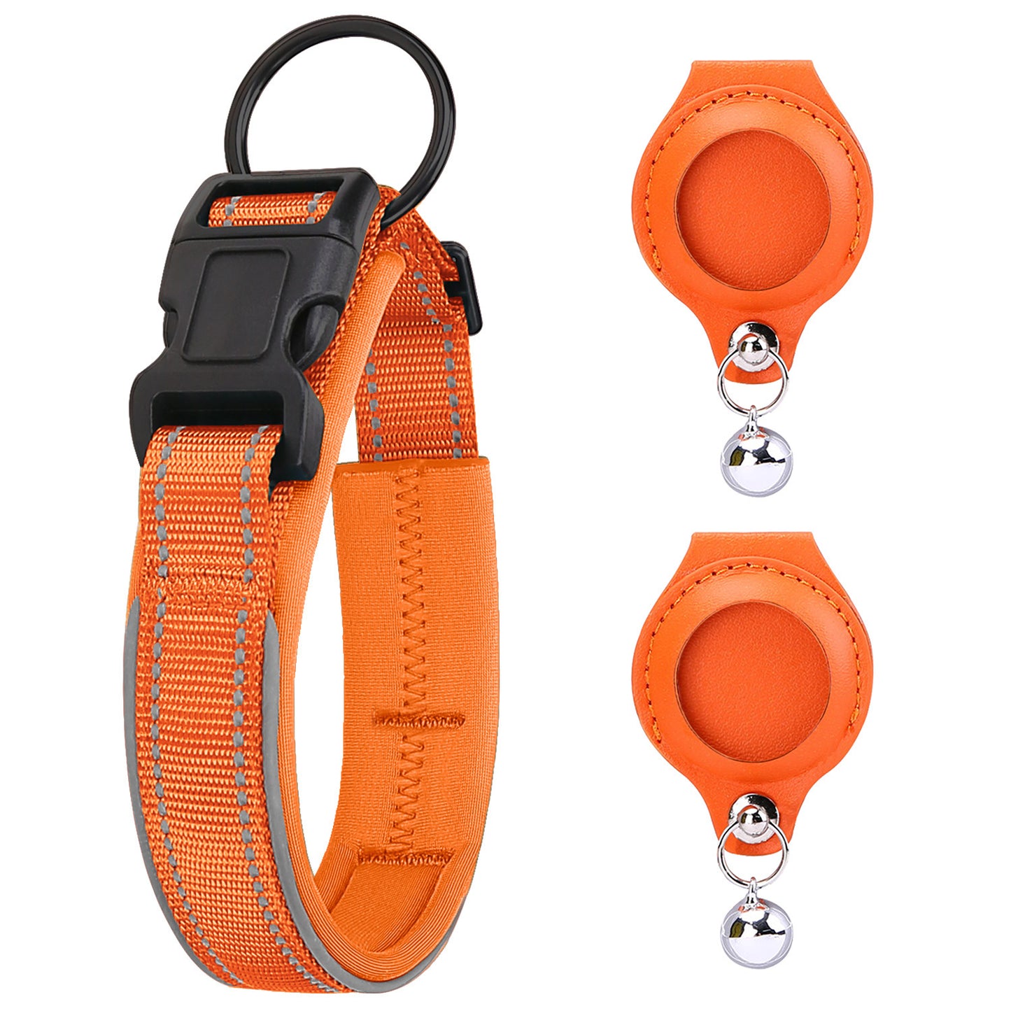 AirTag Tracker Houder – Veilige Leren Case voor je Hond of Kat