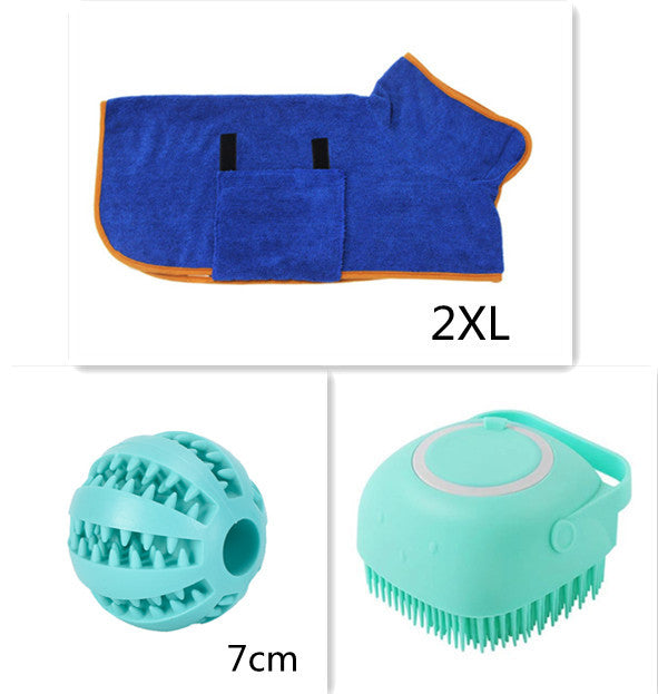 Siliconen Hond & Kat Massagehandschoen – Badborstel met Shampooreservoir voor Verzorging en Reiniging