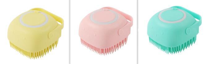 Siliconen Hond & Kat Massagehandschoen – Badborstel met Shampooreservoir voor Verzorging en Reiniging