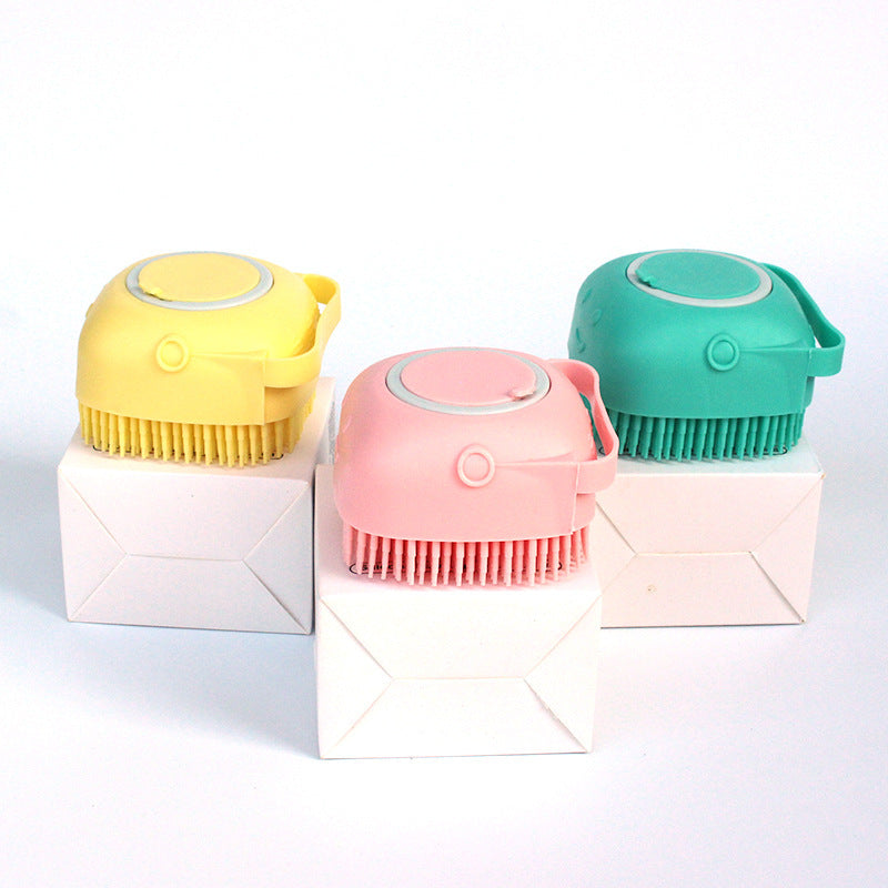 Siliconen Hond & Kat Massagehandschoen – Badborstel met Shampooreservoir voor Verzorging en Reiniging